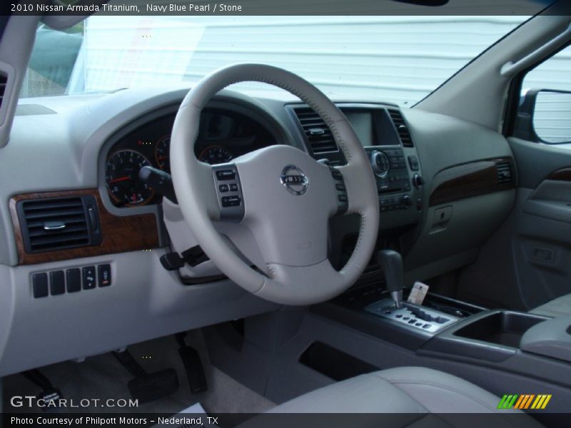 Navy Blue Pearl / Stone 2010 Nissan Armada Titanium