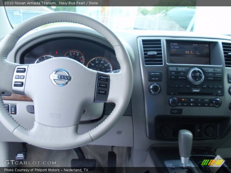 Navy Blue Pearl / Stone 2010 Nissan Armada Titanium