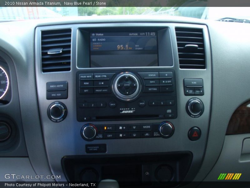 Navy Blue Pearl / Stone 2010 Nissan Armada Titanium