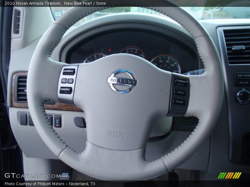 Navy Blue Pearl / Stone 2010 Nissan Armada Titanium