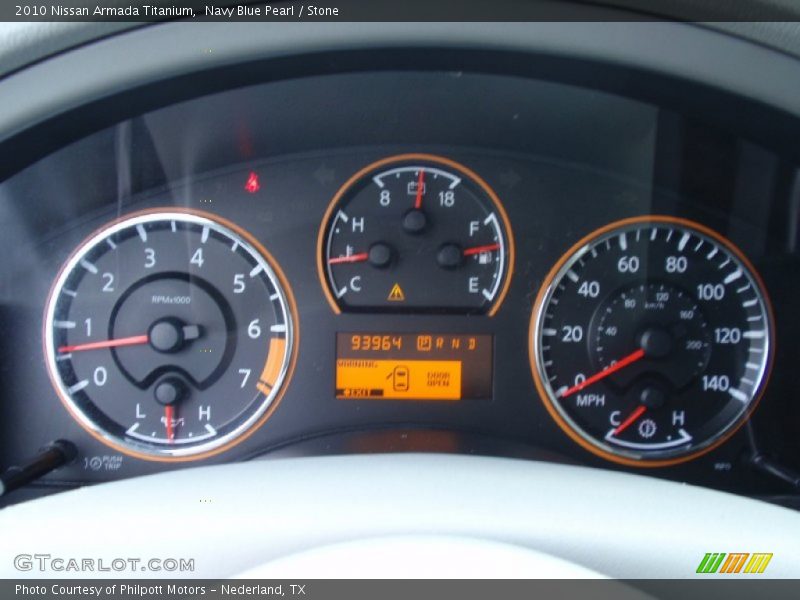 Navy Blue Pearl / Stone 2010 Nissan Armada Titanium