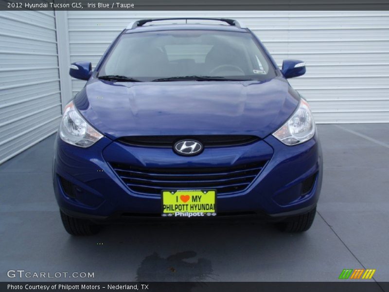Iris Blue / Taupe 2012 Hyundai Tucson GLS