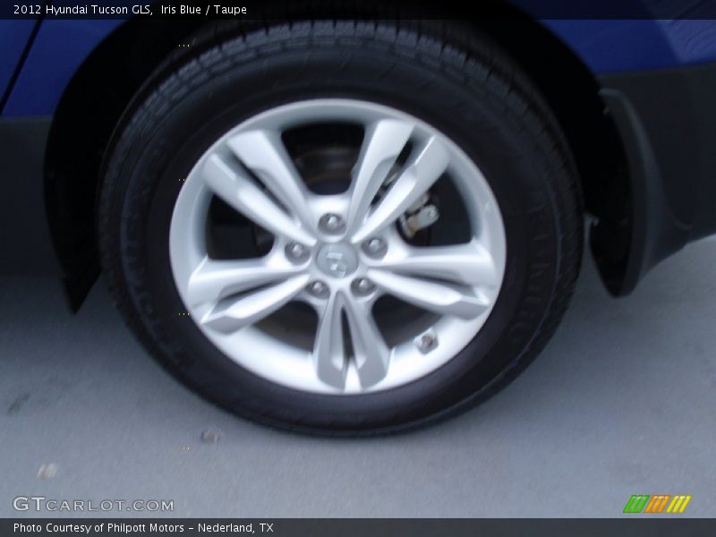 Iris Blue / Taupe 2012 Hyundai Tucson GLS