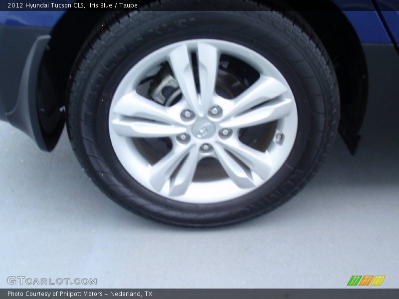 Iris Blue / Taupe 2012 Hyundai Tucson GLS
