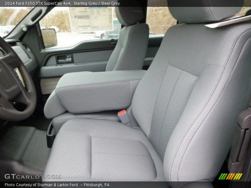 Sterling Grey / Steel Grey 2014 Ford F150 STX SuperCab 4x4