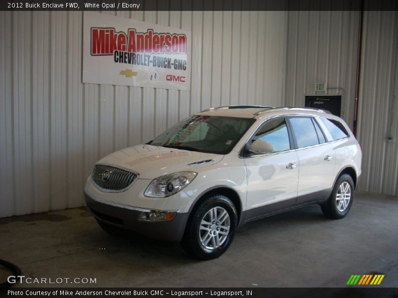 White Opal / Ebony 2012 Buick Enclave FWD