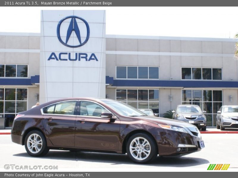 Mayan Bronze Metallic / Parchment Beige 2011 Acura TL 3.5