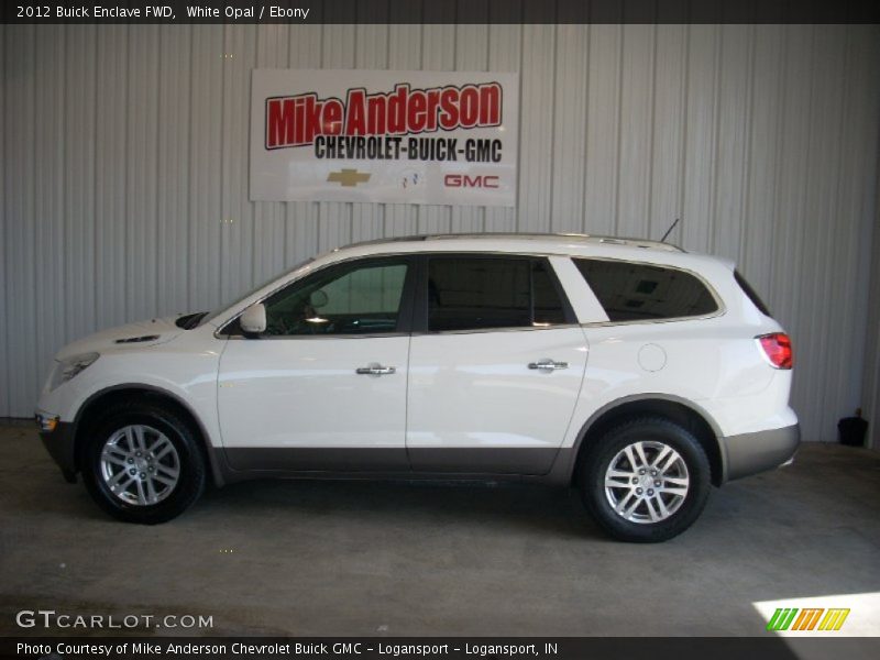White Opal / Ebony 2012 Buick Enclave FWD