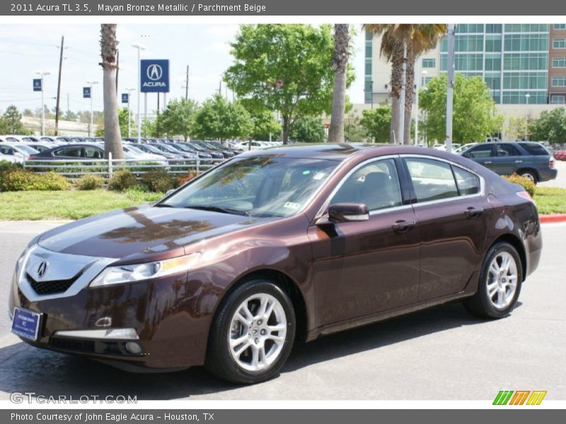 Mayan Bronze Metallic / Parchment Beige 2011 Acura TL 3.5