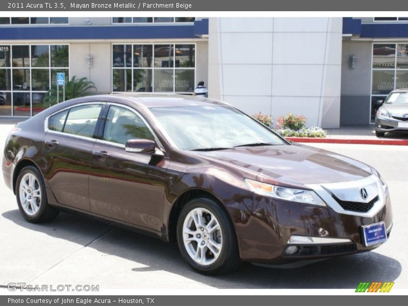 Mayan Bronze Metallic / Parchment Beige 2011 Acura TL 3.5