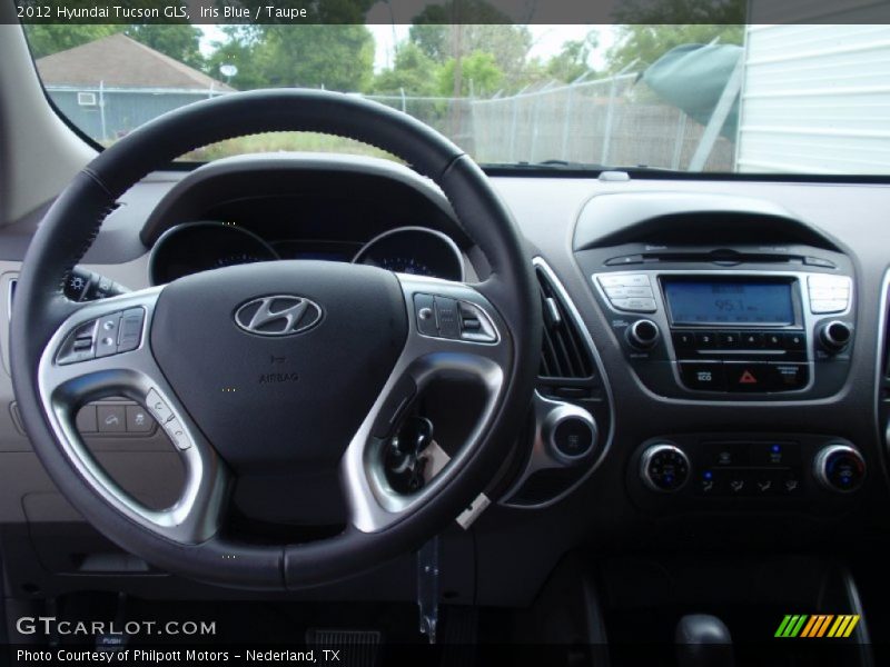 Iris Blue / Taupe 2012 Hyundai Tucson GLS