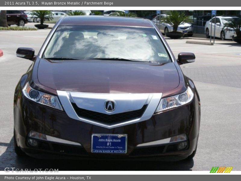 Mayan Bronze Metallic / Parchment Beige 2011 Acura TL 3.5