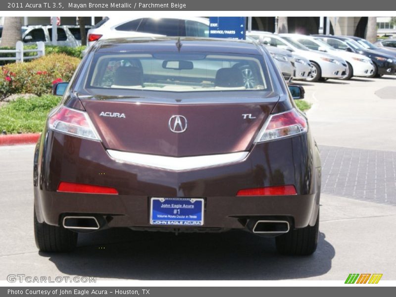 Mayan Bronze Metallic / Parchment Beige 2011 Acura TL 3.5