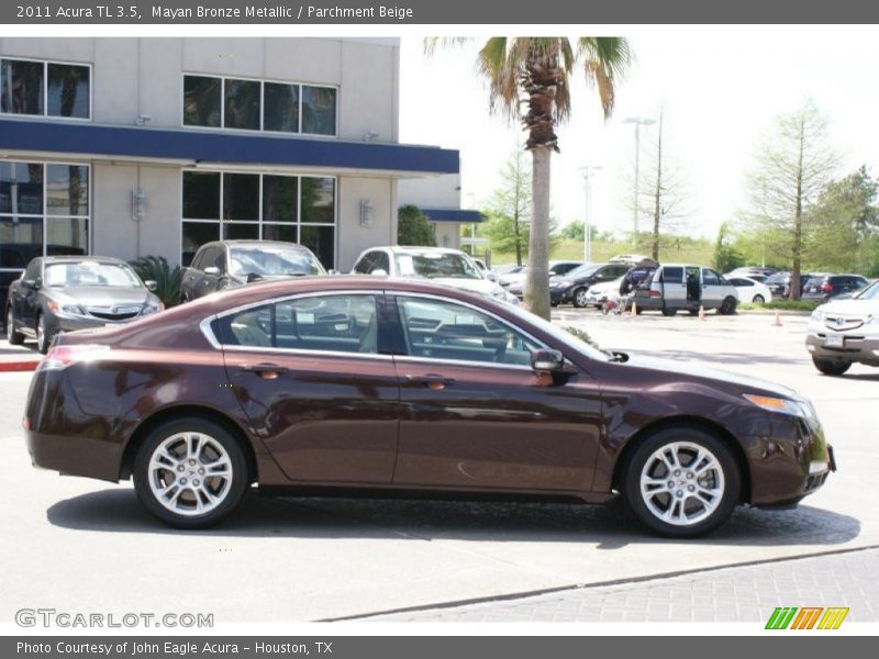 Mayan Bronze Metallic / Parchment Beige 2011 Acura TL 3.5