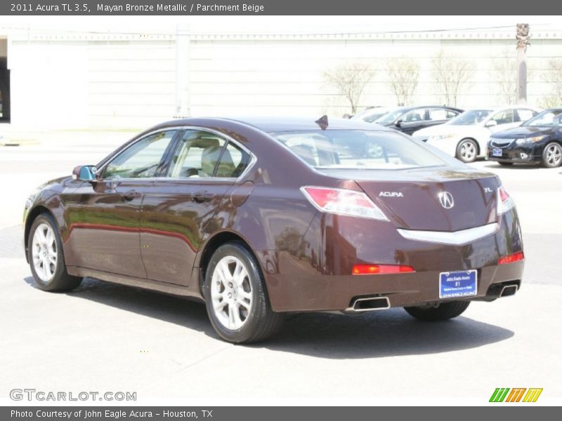 Mayan Bronze Metallic / Parchment Beige 2011 Acura TL 3.5