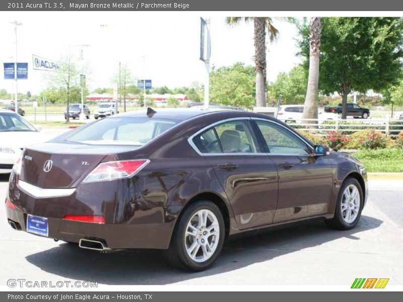 Mayan Bronze Metallic / Parchment Beige 2011 Acura TL 3.5