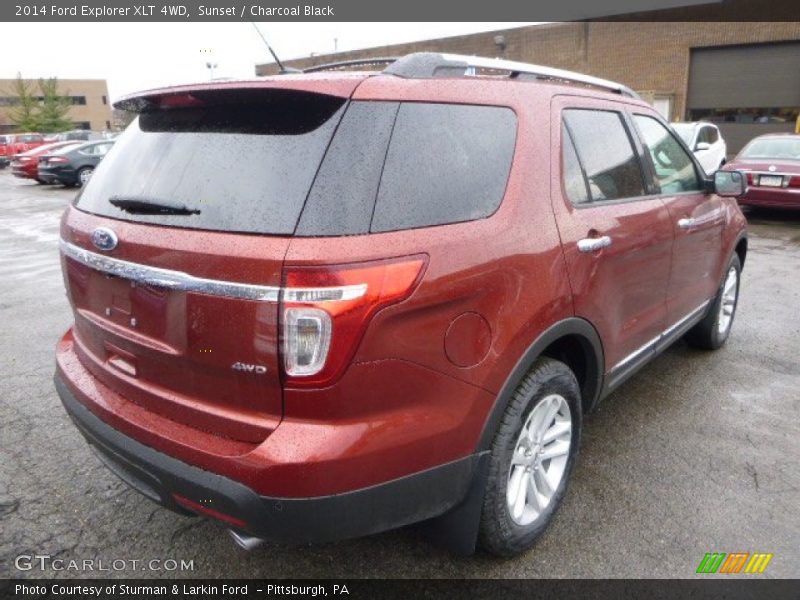 Sunset / Charcoal Black 2014 Ford Explorer XLT 4WD