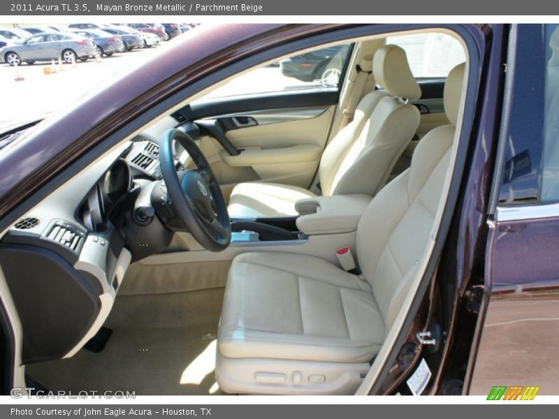 Mayan Bronze Metallic / Parchment Beige 2011 Acura TL 3.5
