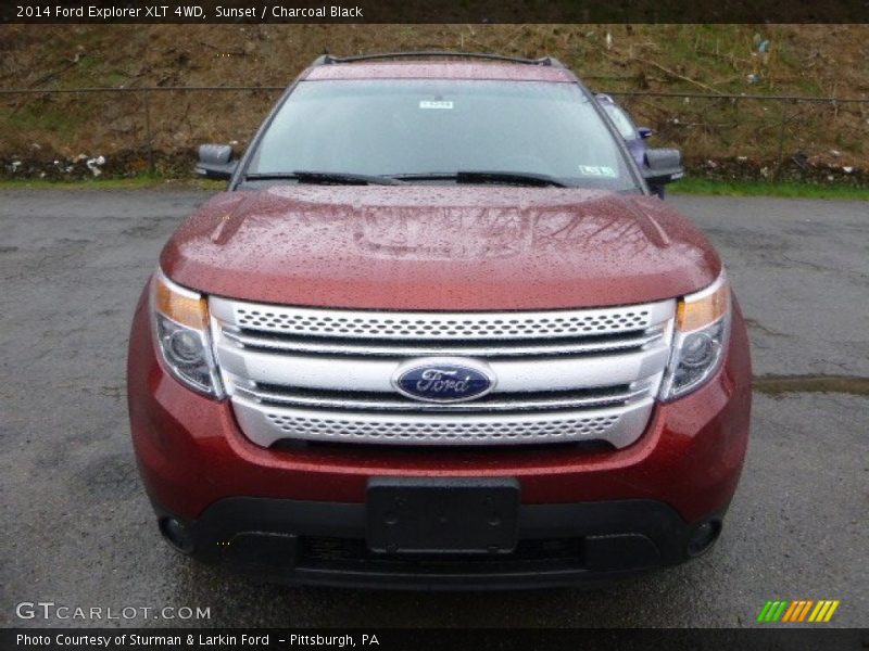 Sunset / Charcoal Black 2014 Ford Explorer XLT 4WD