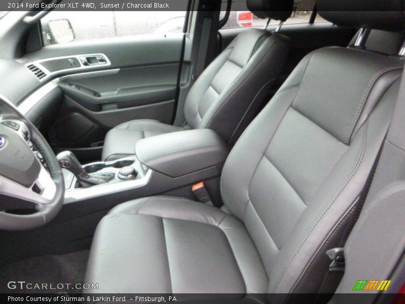 Sunset / Charcoal Black 2014 Ford Explorer XLT 4WD