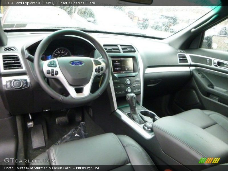 Sunset / Charcoal Black 2014 Ford Explorer XLT 4WD