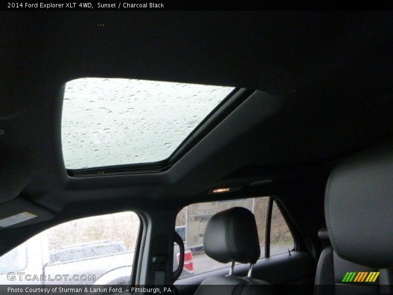 Sunset / Charcoal Black 2014 Ford Explorer XLT 4WD