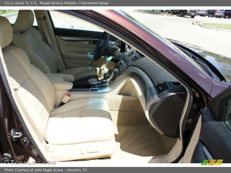 Mayan Bronze Metallic / Parchment Beige 2011 Acura TL 3.5