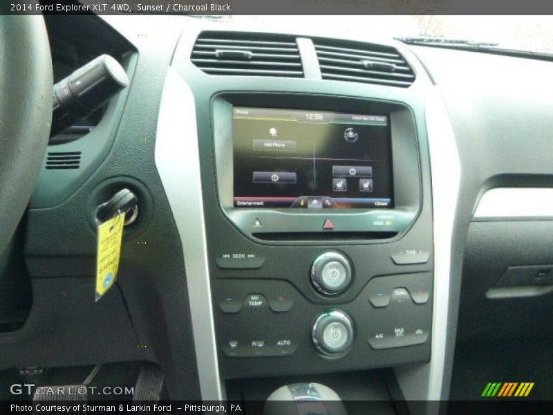 Sunset / Charcoal Black 2014 Ford Explorer XLT 4WD