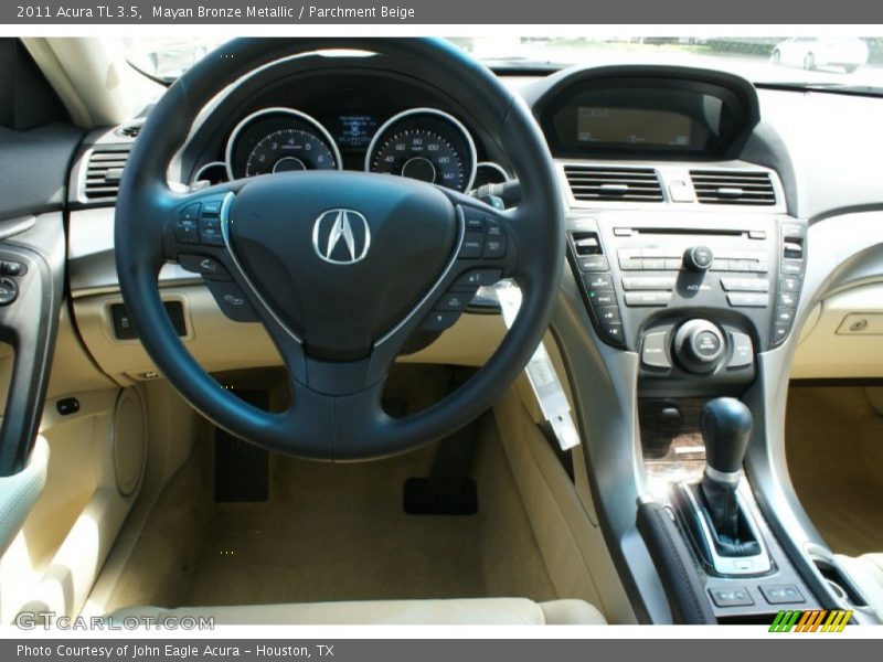 Mayan Bronze Metallic / Parchment Beige 2011 Acura TL 3.5