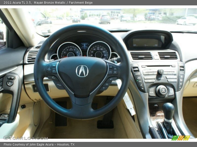 Mayan Bronze Metallic / Parchment Beige 2011 Acura TL 3.5