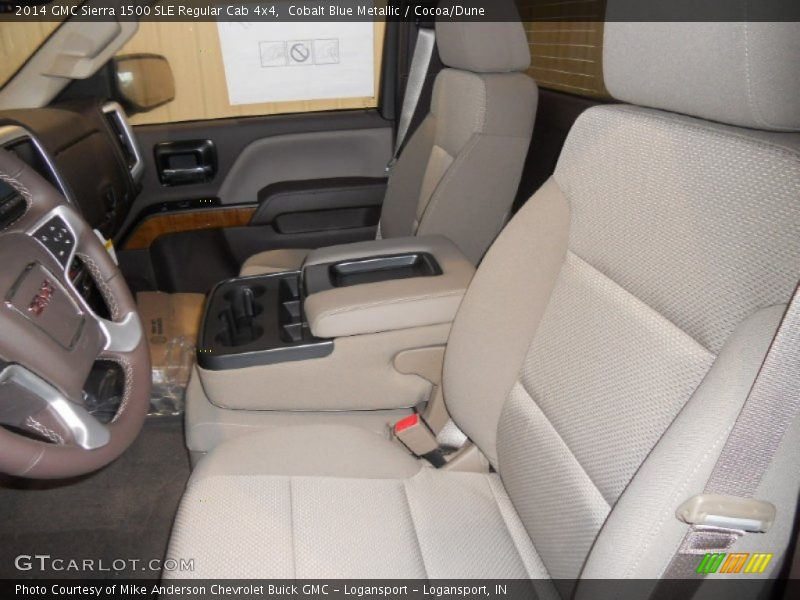  2014 Sierra 1500 SLE Regular Cab 4x4 Cocoa/Dune Interior