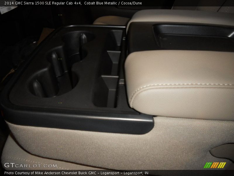 Cobalt Blue Metallic / Cocoa/Dune 2014 GMC Sierra 1500 SLE Regular Cab 4x4