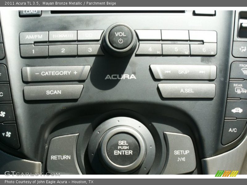 Mayan Bronze Metallic / Parchment Beige 2011 Acura TL 3.5