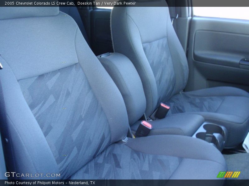 Doeskin Tan / Very Dark Pewter 2005 Chevrolet Colorado LS Crew Cab