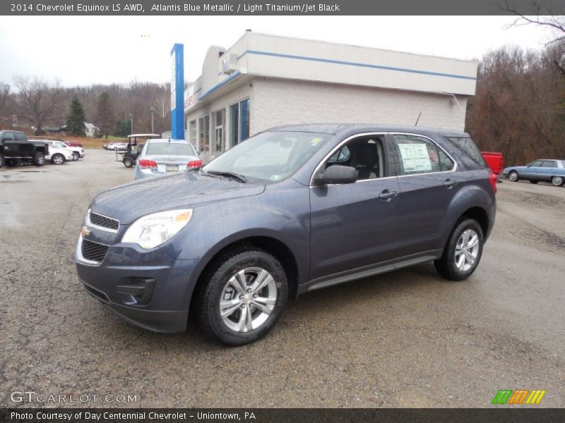 Atlantis Blue Metallic / Light Titanium/Jet Black 2014 Chevrolet Equinox LS AWD