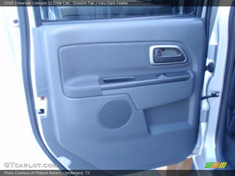Doeskin Tan / Very Dark Pewter 2005 Chevrolet Colorado LS Crew Cab
