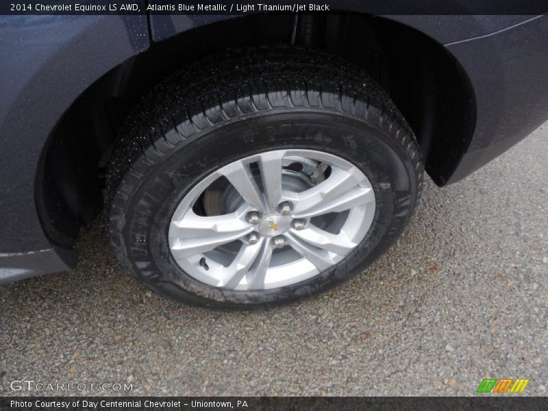 Atlantis Blue Metallic / Light Titanium/Jet Black 2014 Chevrolet Equinox LS AWD