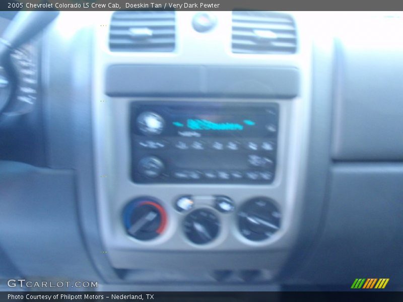 Doeskin Tan / Very Dark Pewter 2005 Chevrolet Colorado LS Crew Cab