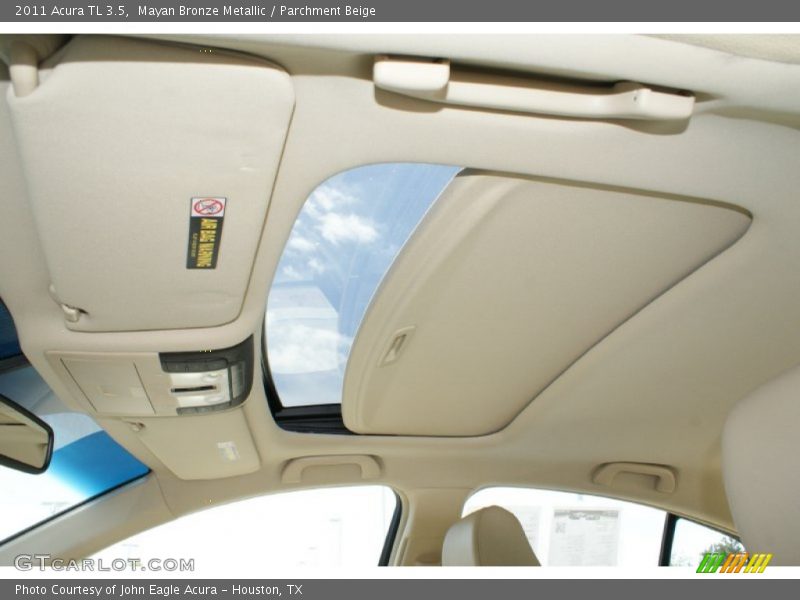 Mayan Bronze Metallic / Parchment Beige 2011 Acura TL 3.5