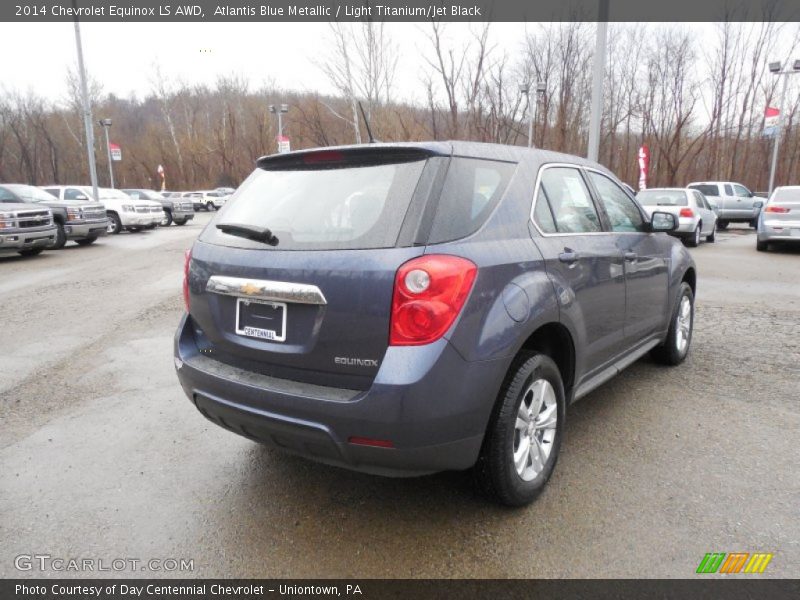 Atlantis Blue Metallic / Light Titanium/Jet Black 2014 Chevrolet Equinox LS AWD