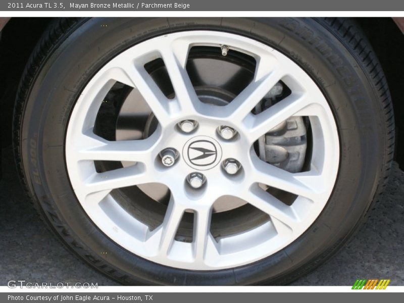 Mayan Bronze Metallic / Parchment Beige 2011 Acura TL 3.5