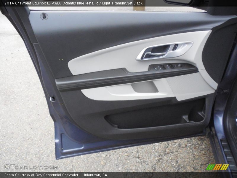 Atlantis Blue Metallic / Light Titanium/Jet Black 2014 Chevrolet Equinox LS AWD