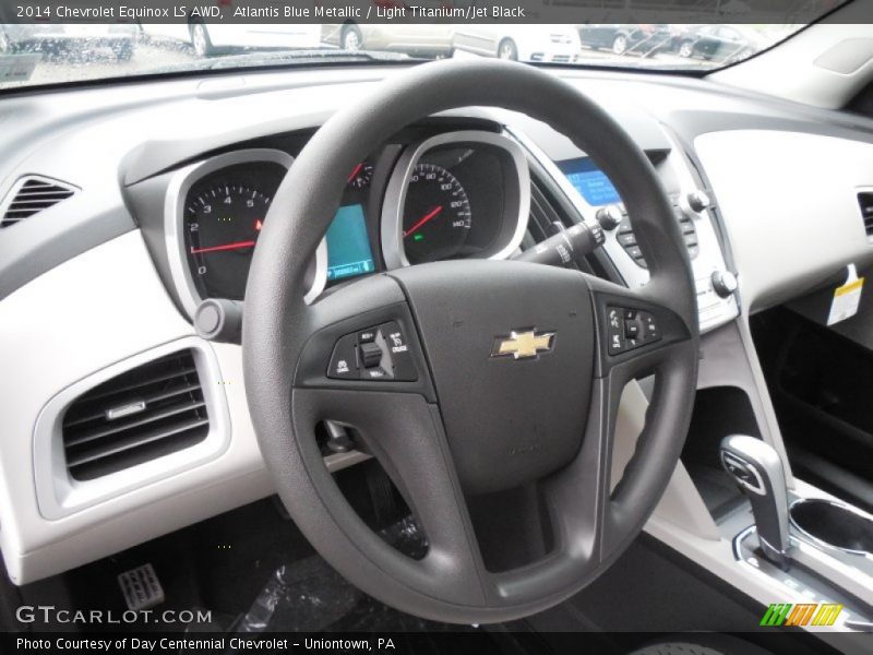 Atlantis Blue Metallic / Light Titanium/Jet Black 2014 Chevrolet Equinox LS AWD