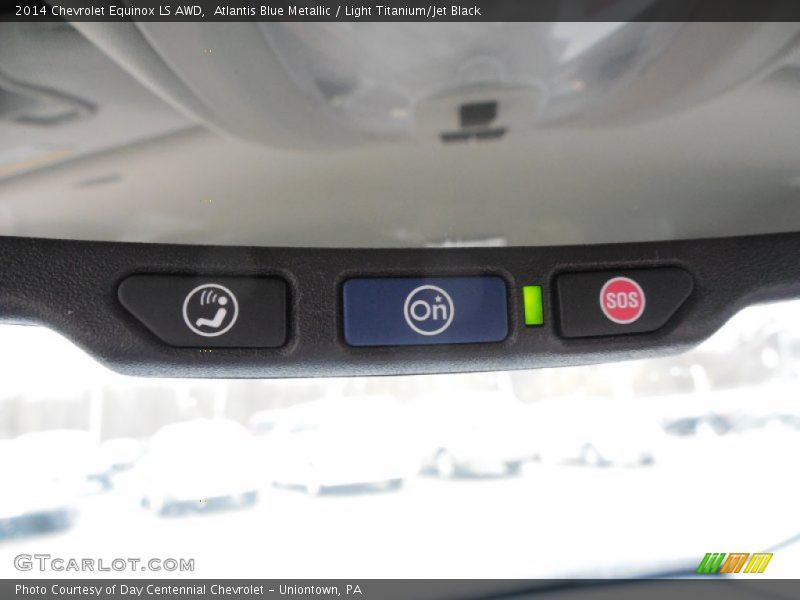 Atlantis Blue Metallic / Light Titanium/Jet Black 2014 Chevrolet Equinox LS AWD