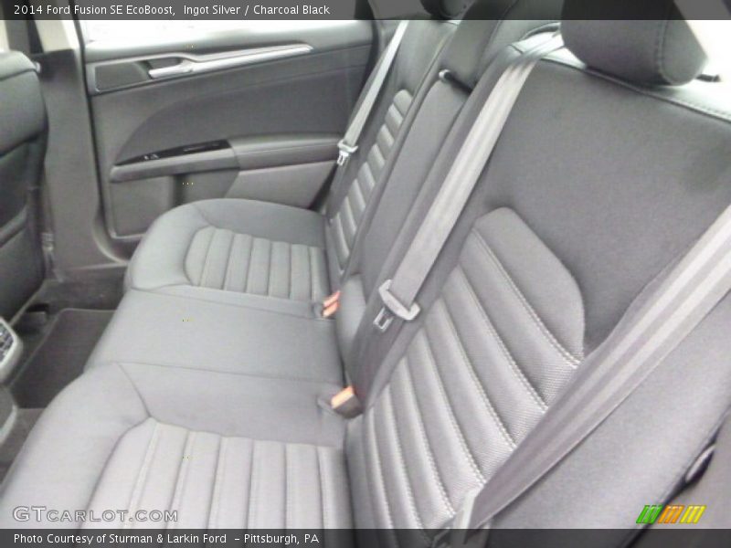 Ingot Silver / Charcoal Black 2014 Ford Fusion SE EcoBoost