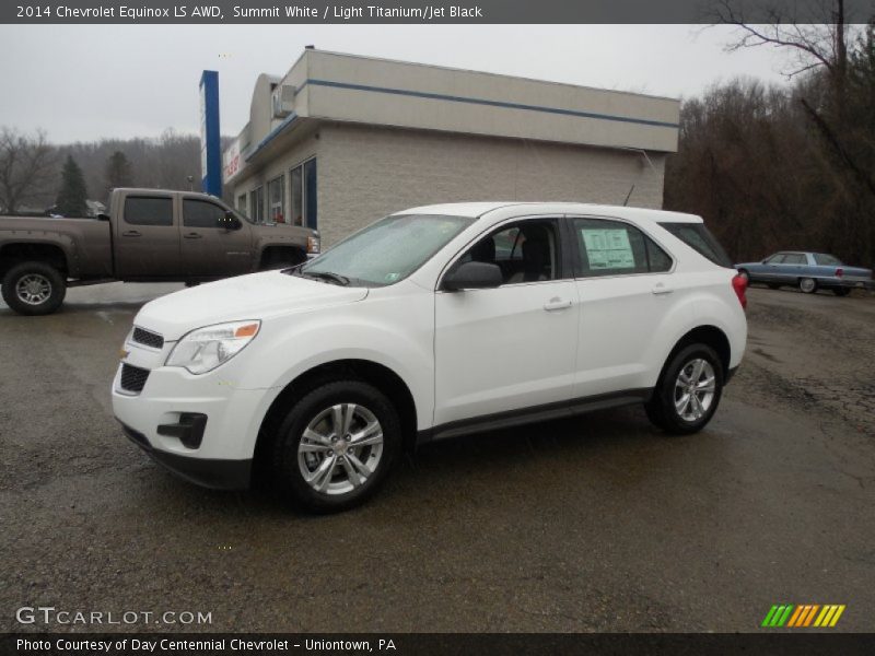 Summit White / Light Titanium/Jet Black 2014 Chevrolet Equinox LS AWD