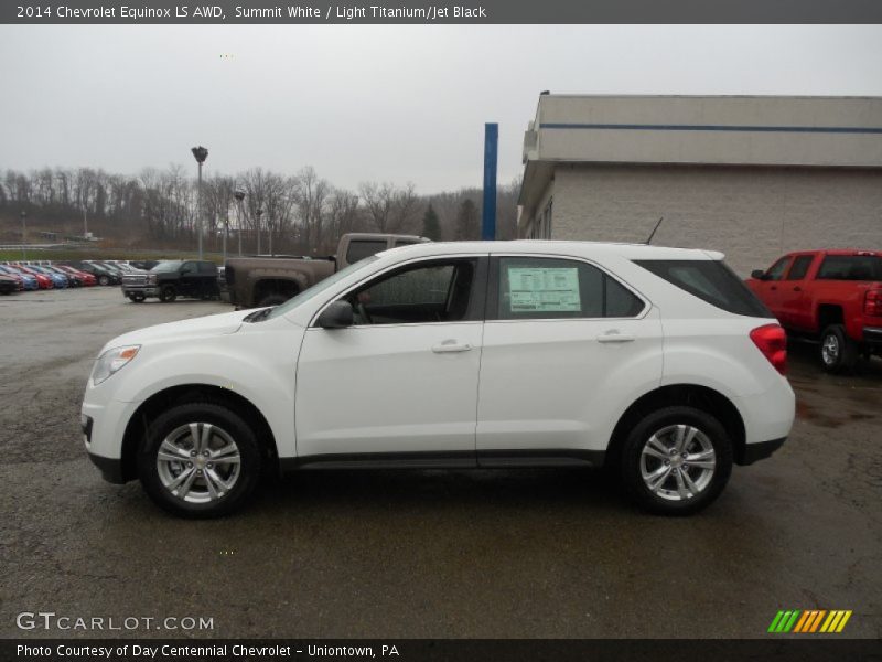 Summit White / Light Titanium/Jet Black 2014 Chevrolet Equinox LS AWD