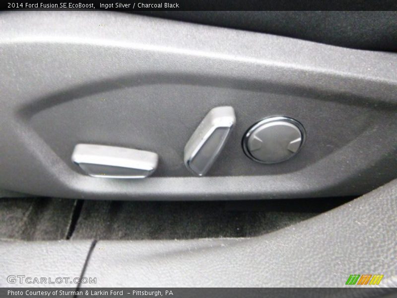 Ingot Silver / Charcoal Black 2014 Ford Fusion SE EcoBoost