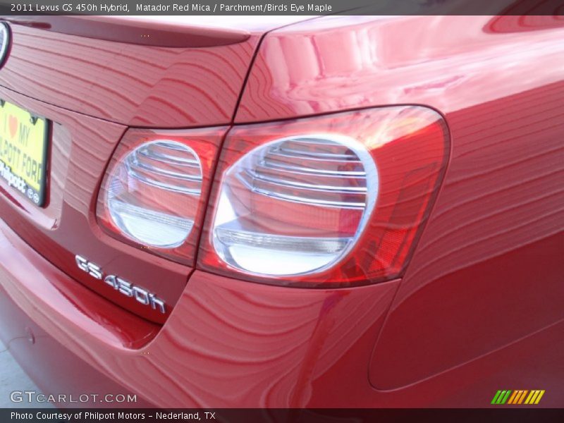Matador Red Mica / Parchment/Birds Eye Maple 2011 Lexus GS 450h Hybrid