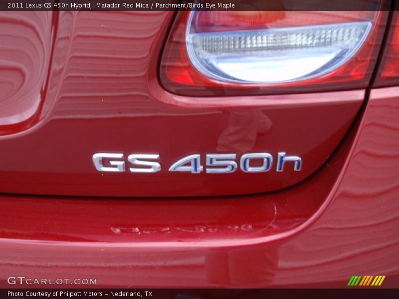 Matador Red Mica / Parchment/Birds Eye Maple 2011 Lexus GS 450h Hybrid